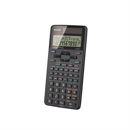 Calculatrice scientifique Sharp EL-546XTBSL solaire 470 fonctions