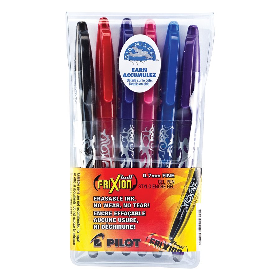 Frixion Ball stylo gel effaçable, 2 unités – Pilot : Instruments d'écriture